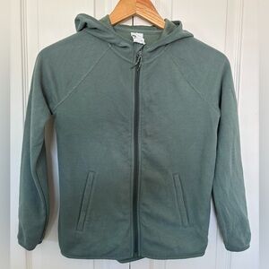 All in Motion Kids Sage Green Zip-Up Hoodie(M)(8)